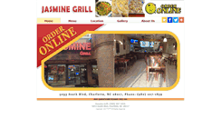 Desktop Screenshot of charlottejasminegrill.com