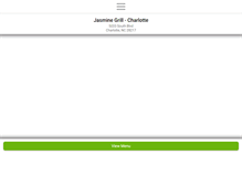 Tablet Screenshot of charlottejasminegrill.com